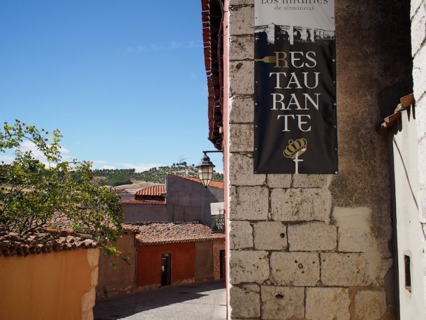 Vistas al pueblo desde calle Las Tercias en Simancas
