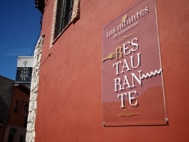 Cartel de Restaurante Los Infantes de Simancas